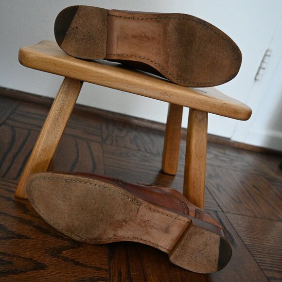 Cole Haan Leather Brogue Oxfords – Chestnut – Size 9.5 - Picture 7 of 8